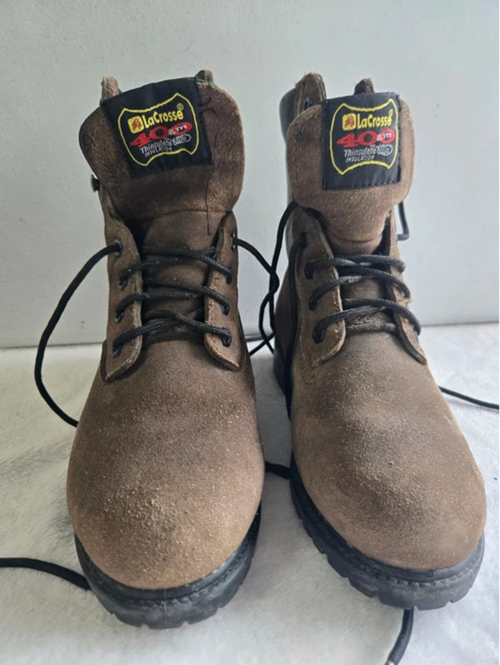 Vintage LaCrosse 400 Thinsulate Camo Hunting Boots Women’s 6 Youth 4